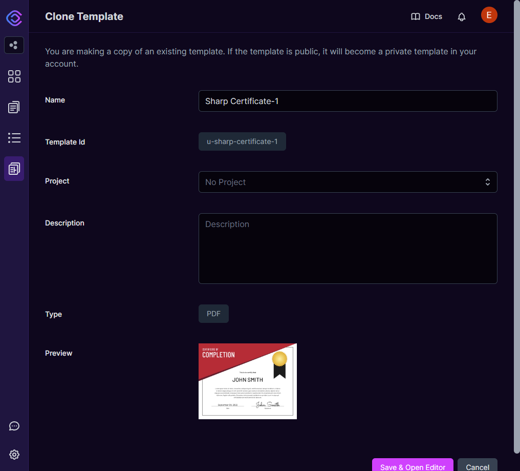 Checkout Our New Template Editor